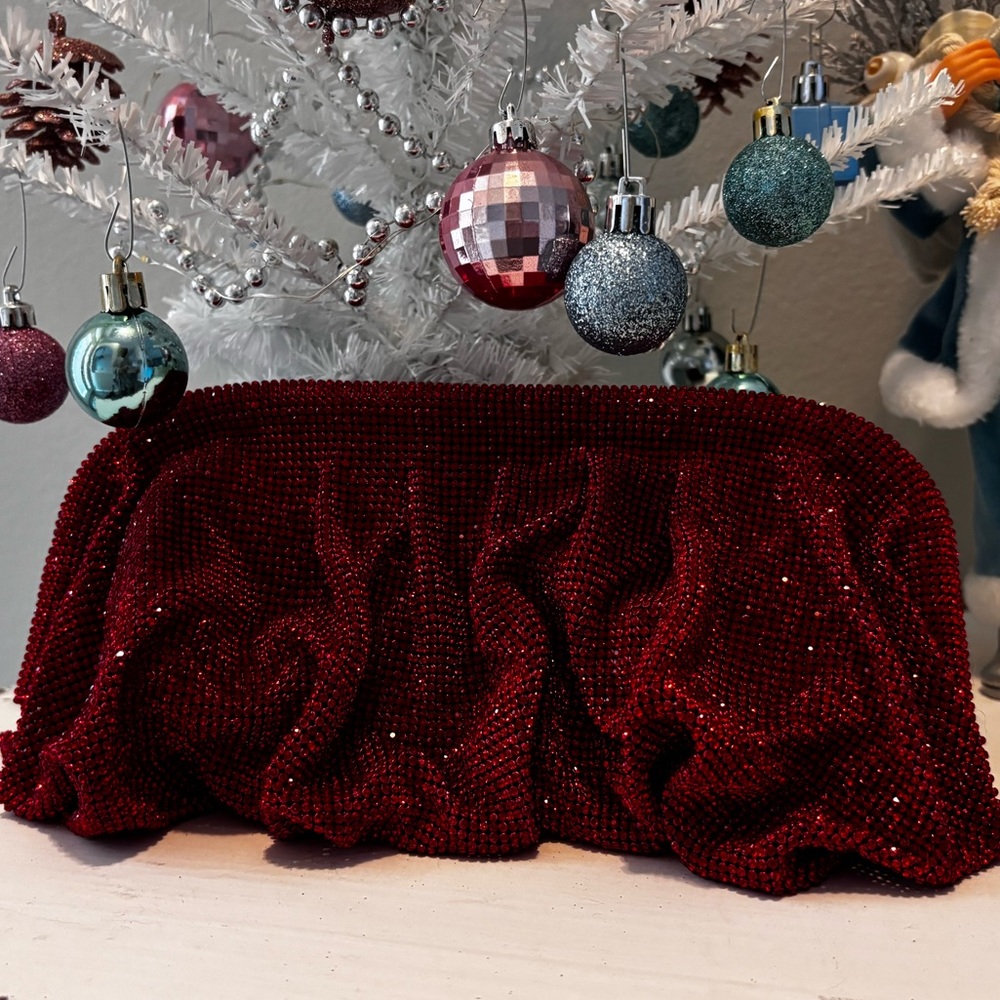 🪩Sparkle Red Clutch🪩